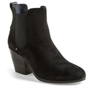 rag & bone devon black suede ankle boots